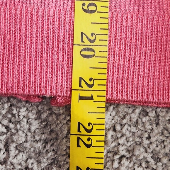 Silk Cashmere Sweater Womens Small Chameleon Preppy‎ Barbiecore Preppy Faux Fur - Picture 8 of 8